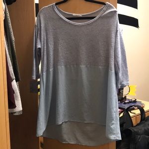 Baby Blue High Low Tunic Never Worn